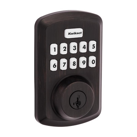 Kwikset ELECTRONIC DEADBOLT VNTN BRZ 992500-003